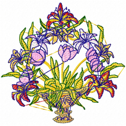 Flowers Embroidery Design 10